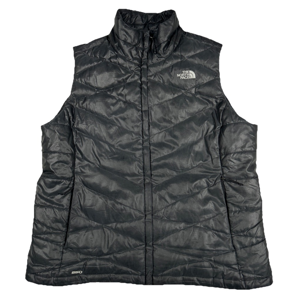 The North Face Black Quilted Down Vest - Women's Sleeveless Puffer